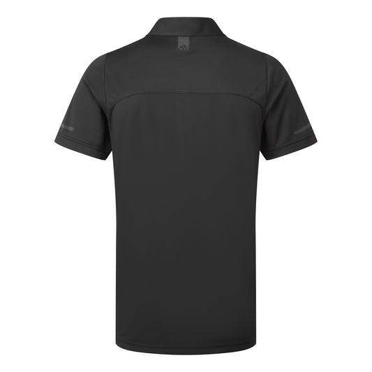 Portwest EV4 EV410 Lightweight Short Sleeve Work Polo Shirt in Black
