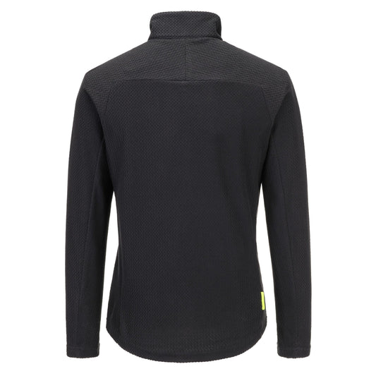 Portwest EV4 EV480 Textured Stretch Work Fleece in Black
