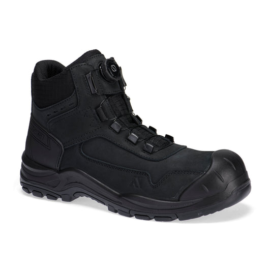 Portwest FC39 Steel Nubuck Ankle Safety Boots S3 in Black