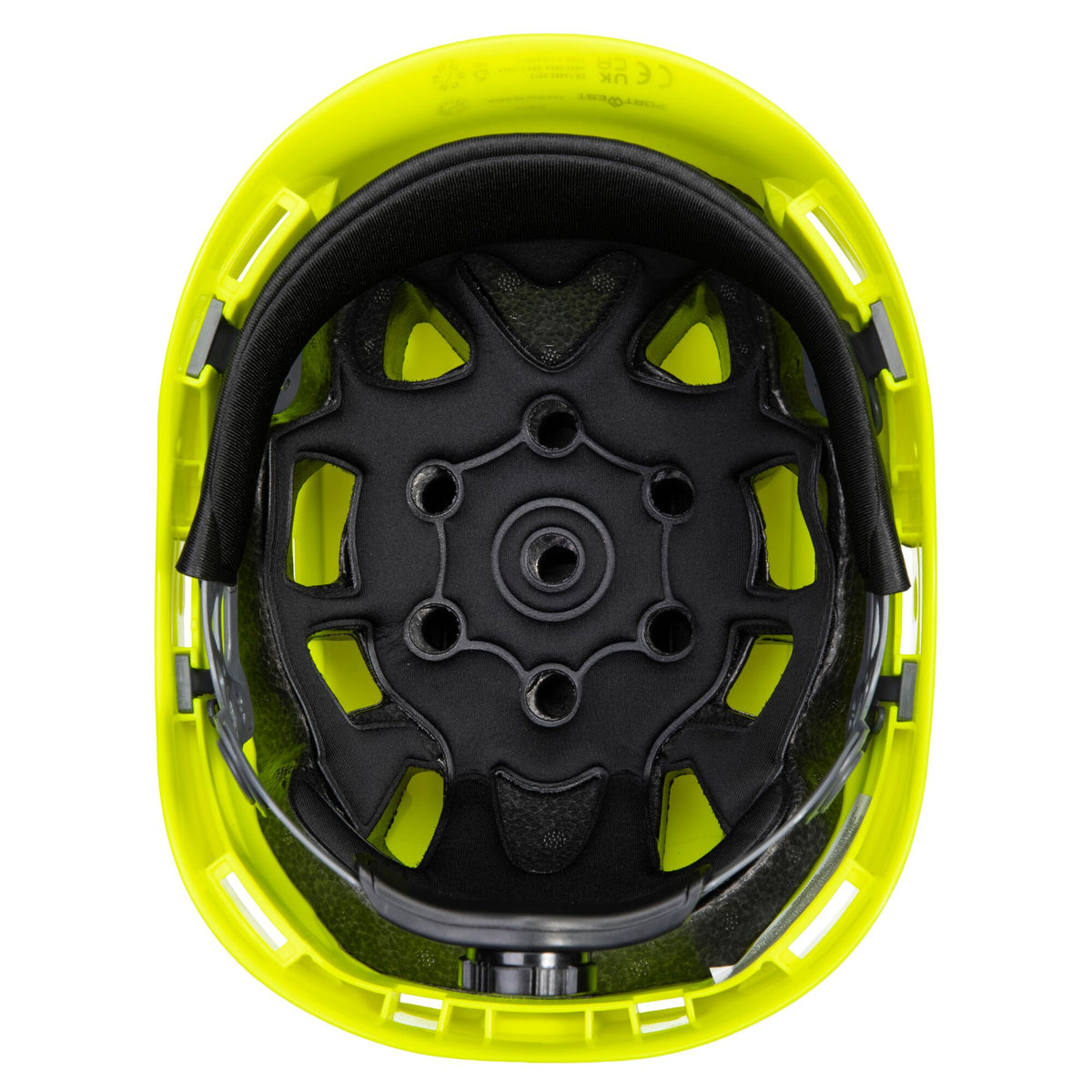 Portwest PS73 Height Endurance Mountaineer Safety Helmet in Yellow
