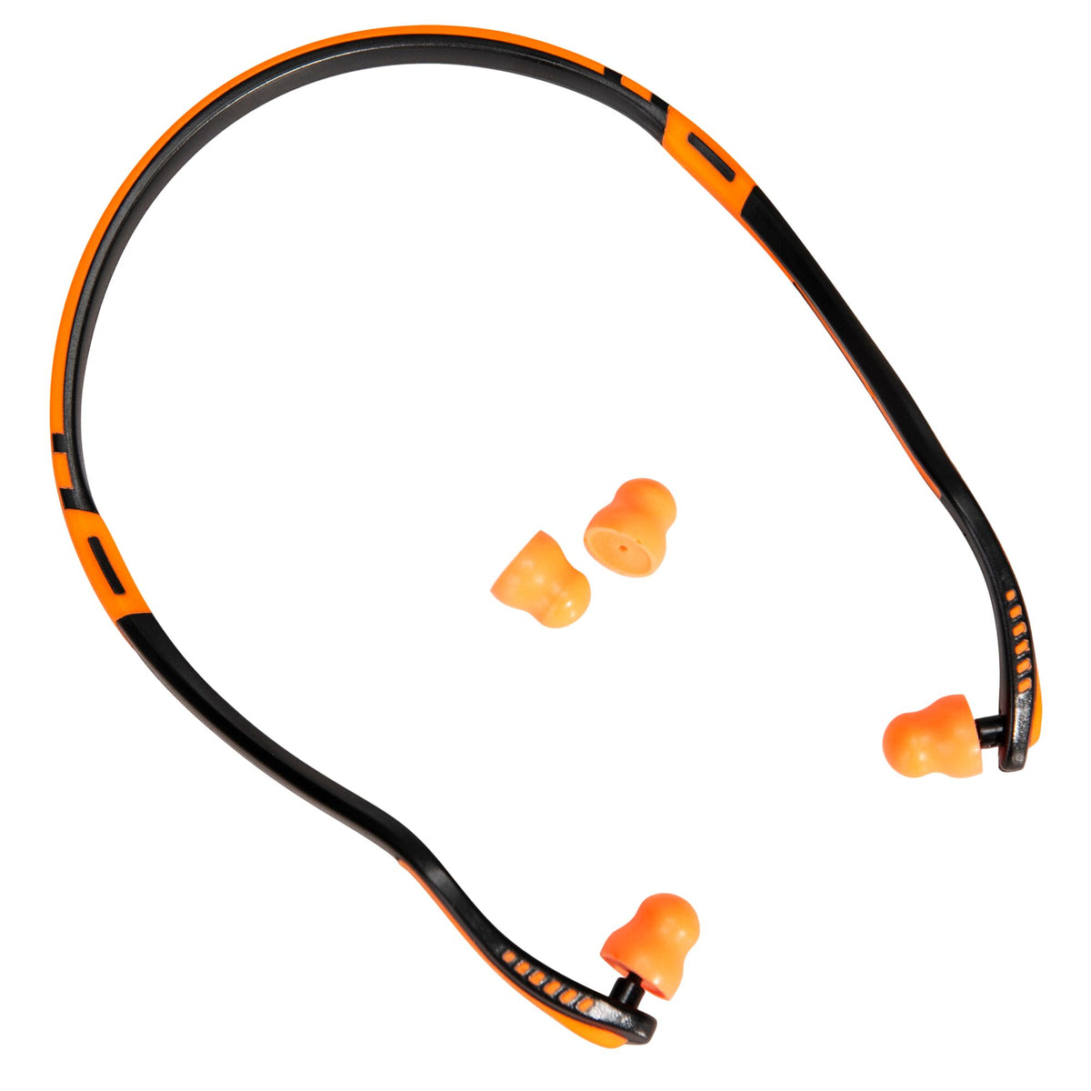Portwest EP11 Easy Fit PU Banded Ear Plugs (2 Pairs) in Orange