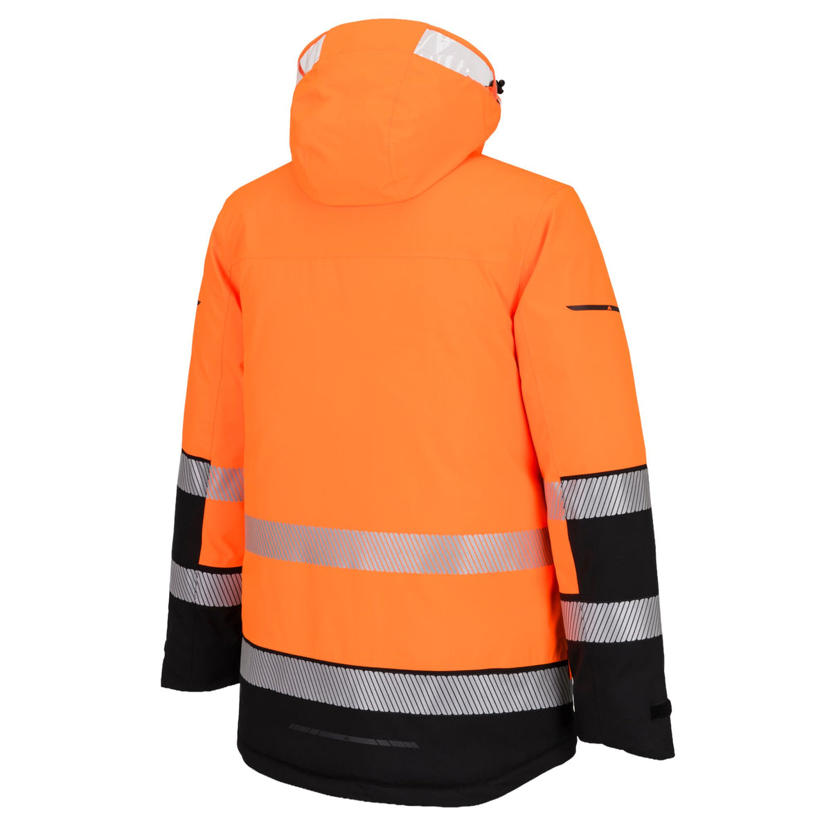 Portwest EV4 EV401 Hi-Vis Waterproof Expedition Parka Jacket in Orange/Black