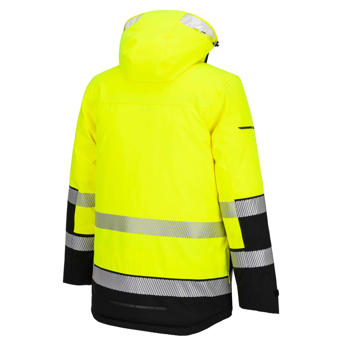 Portwest EV4 EV401 Hi-Vis Waterproof Expedition Parka Jacket in Yellow/Black
