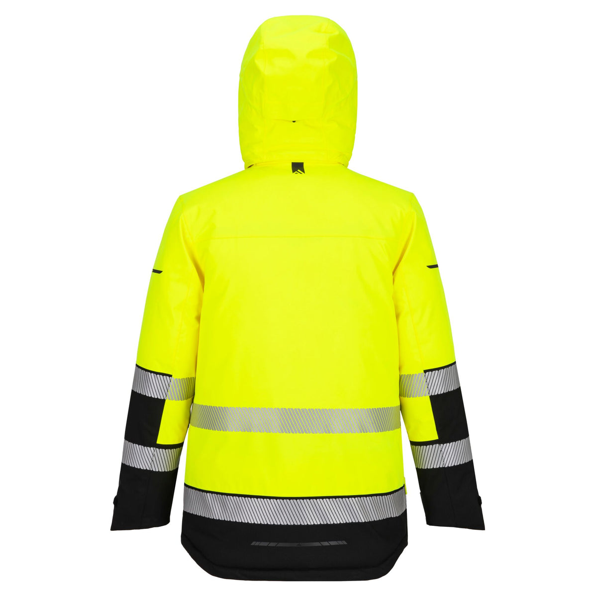 Portwest EV4 EV401 Hi-Vis Waterproof Expedition Parka Jacket in Yellow/Black