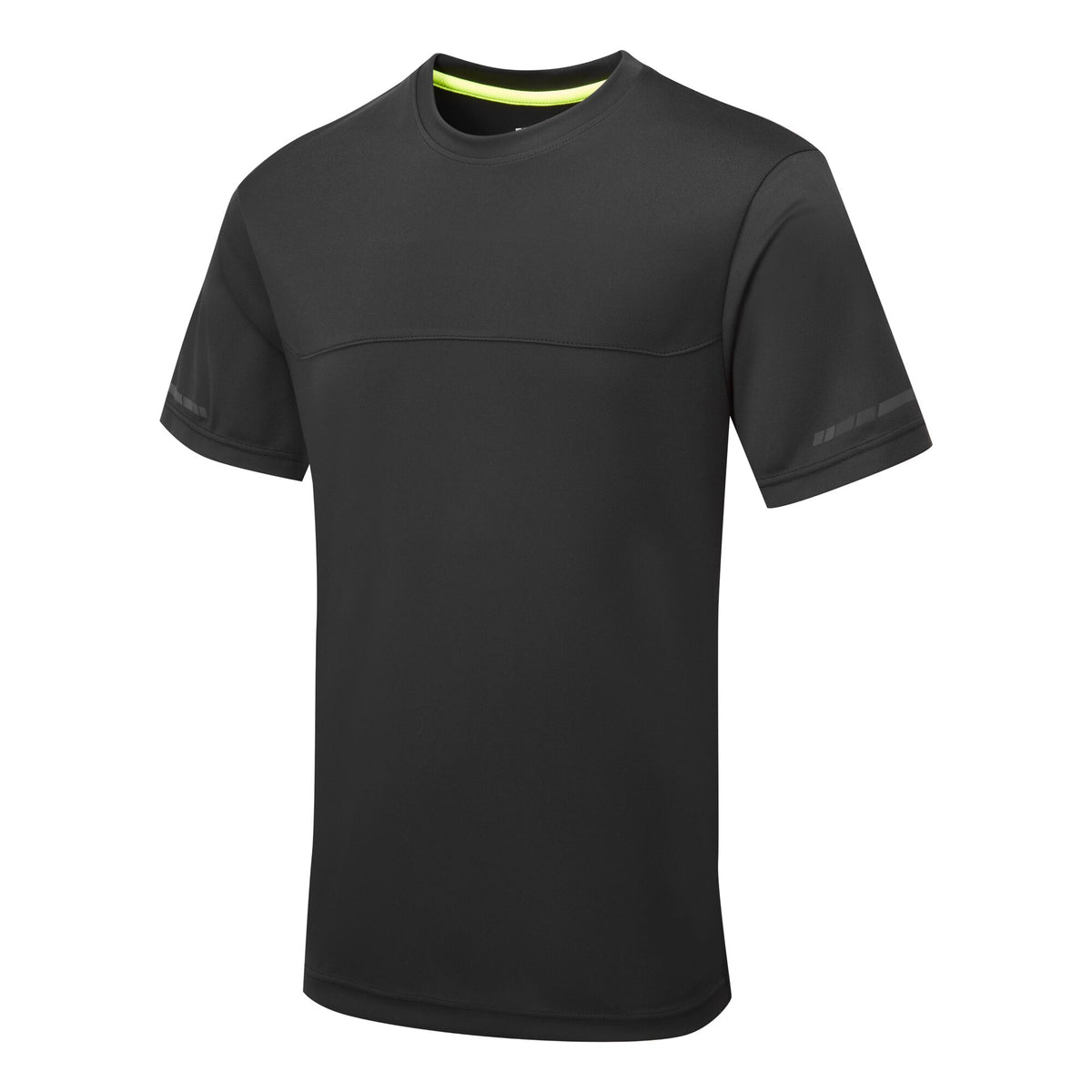 Portwest EV4 EV411 Lightweight Short Sleeve Work T-Shirt in Black