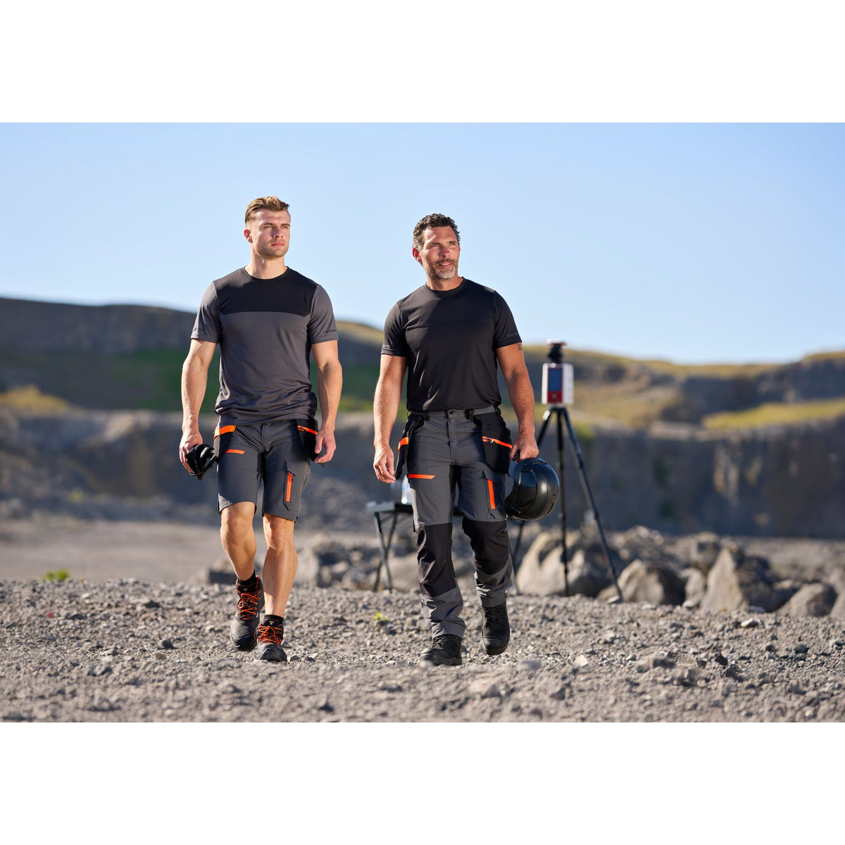 Portwest EV4 EV411 Lightweight Short Sleeve Work T-Shirt, lifestyle photo