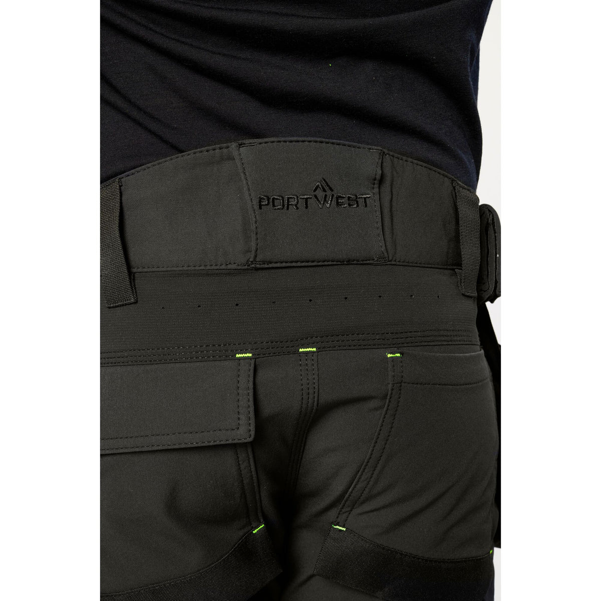 Portwest EV4 EV440 Stretch Detachable Holster Work Trousers, close-up detail