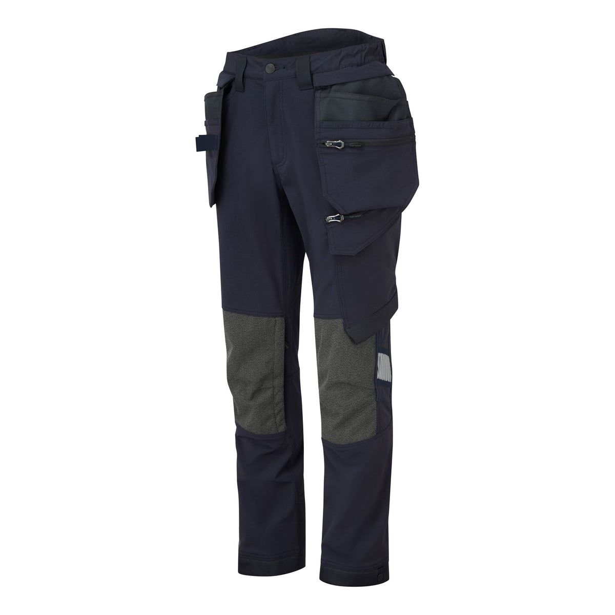 Portwest EV4 EV440 Stretch Detachable Holster Work Trousers in Navy