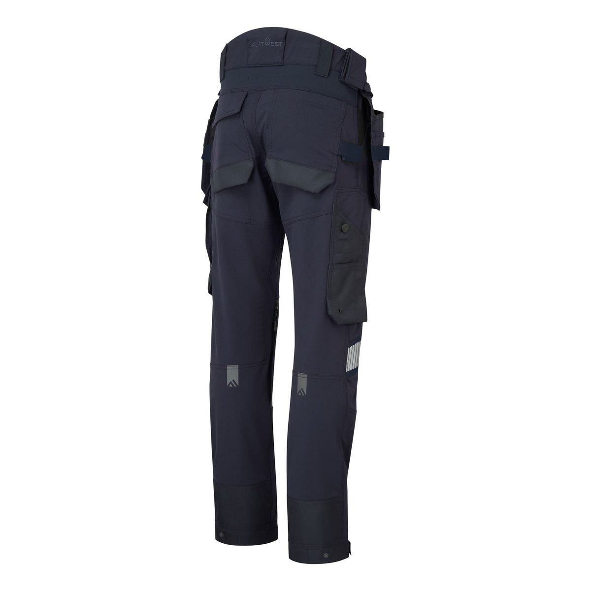 Portwest EV4 EV440 Stretch Detachable Holster Work Trousers in Navy