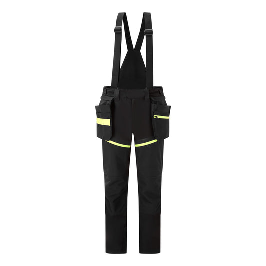 Portwest EV4 EV443 Waterproof Stretch Shell Trousers in Black