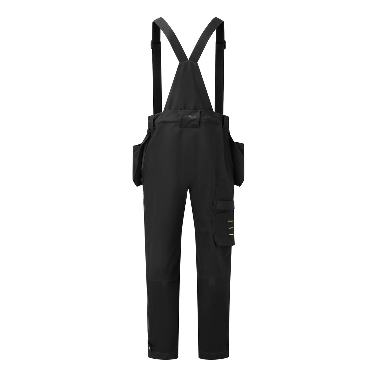 Portwest EV4 EV443 Waterproof Stretch Shell Trousers in Black