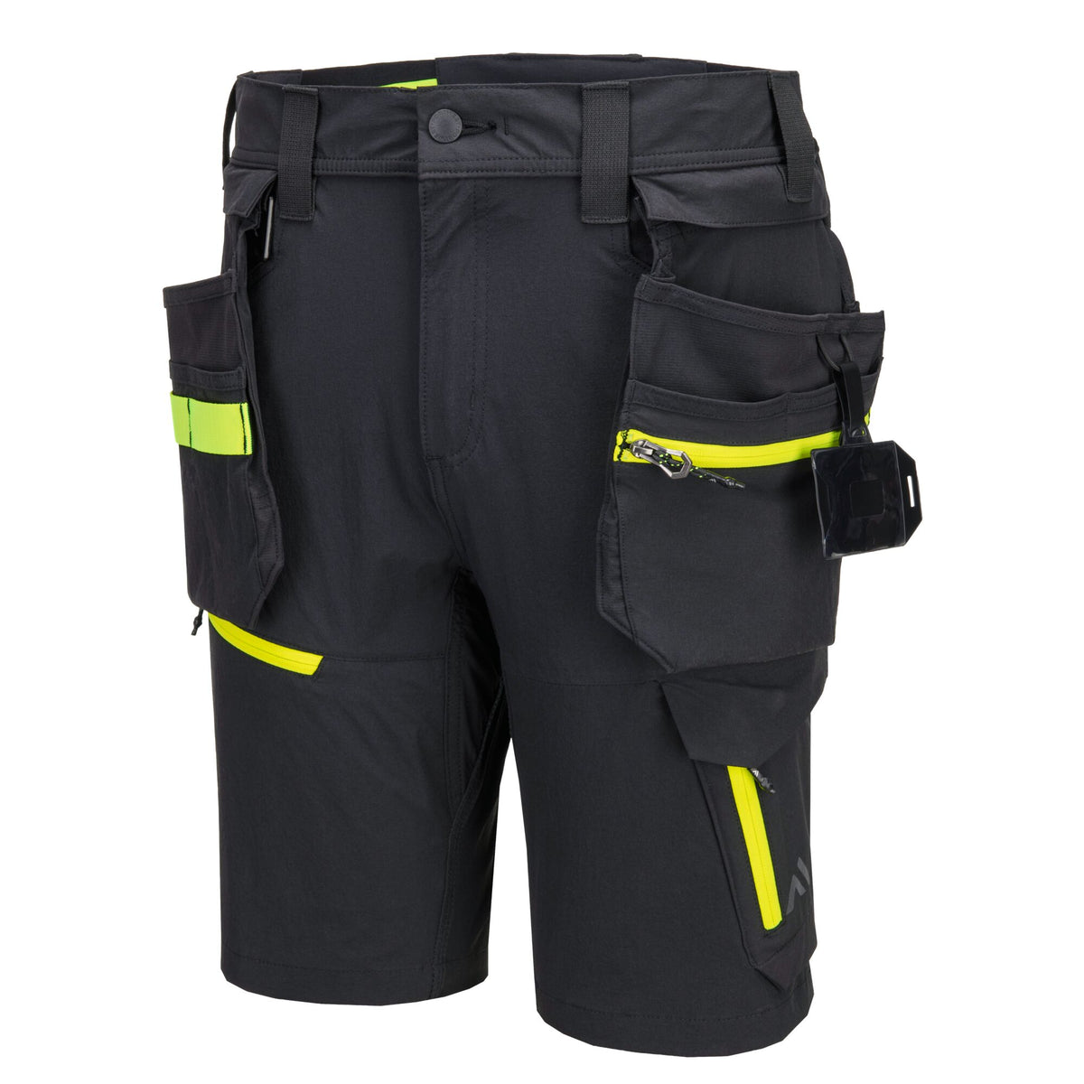 Portwest EV4 EV444 Lightweight Stretch Holster Work Shorts in Black