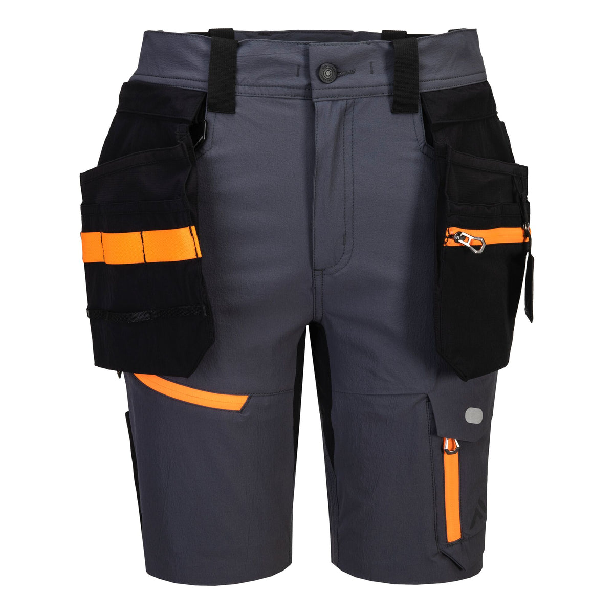 Portwest EV4 EV444 Lightweight Stretch Holster Work Shorts in Metal Grey