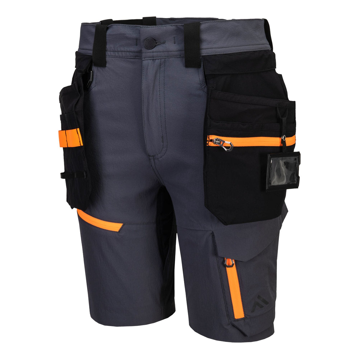 Portwest EV4 EV444 Lightweight Stretch Holster Work Shorts in Metal Grey