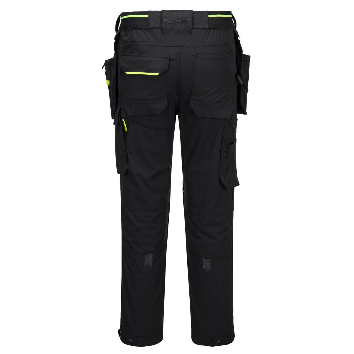 Portwest EV4 EV446 Lightweight Detachable Holster Work Trousers in Black