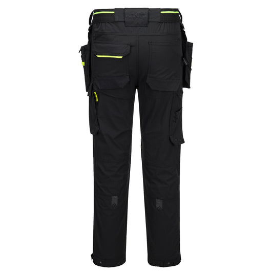 Portwest EV4 EV446 Lightweight Detachable Holster Work Trousers in Black