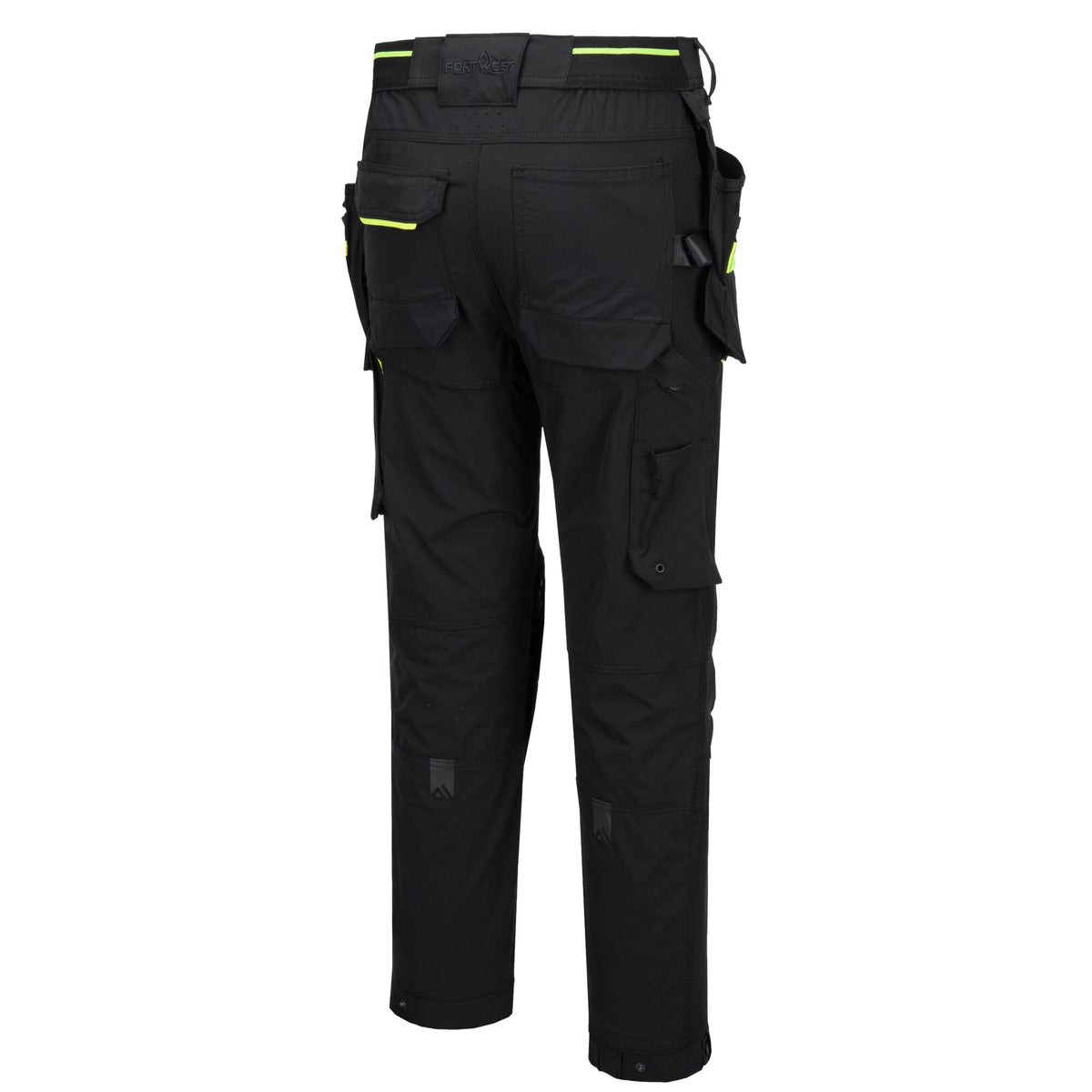 Portwest EV4 EV446 Lightweight Detachable Holster Work Trousers in Black