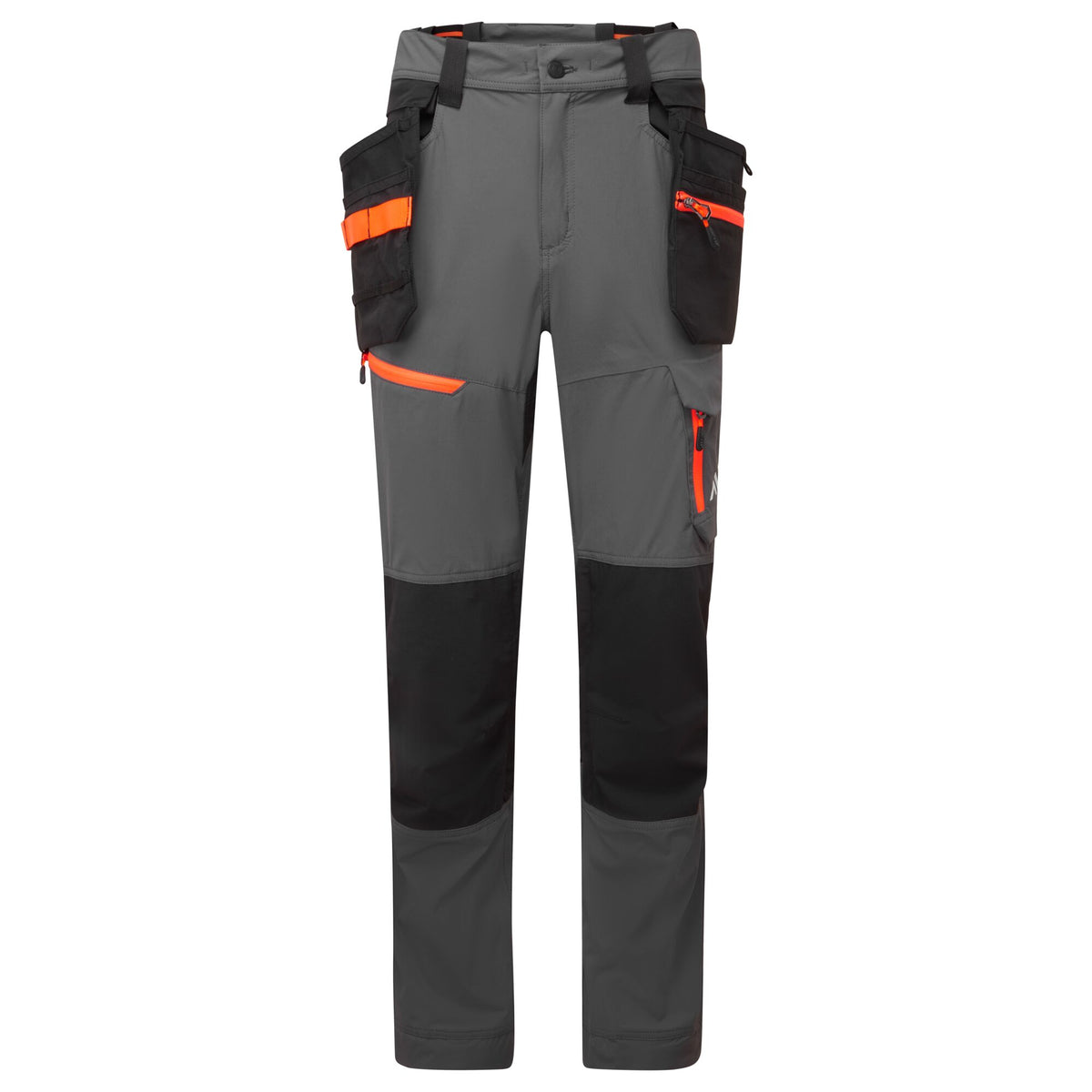 Portwest EV4 EV446 Lightweight Detachable Holster Work Trousers in Metal Grey