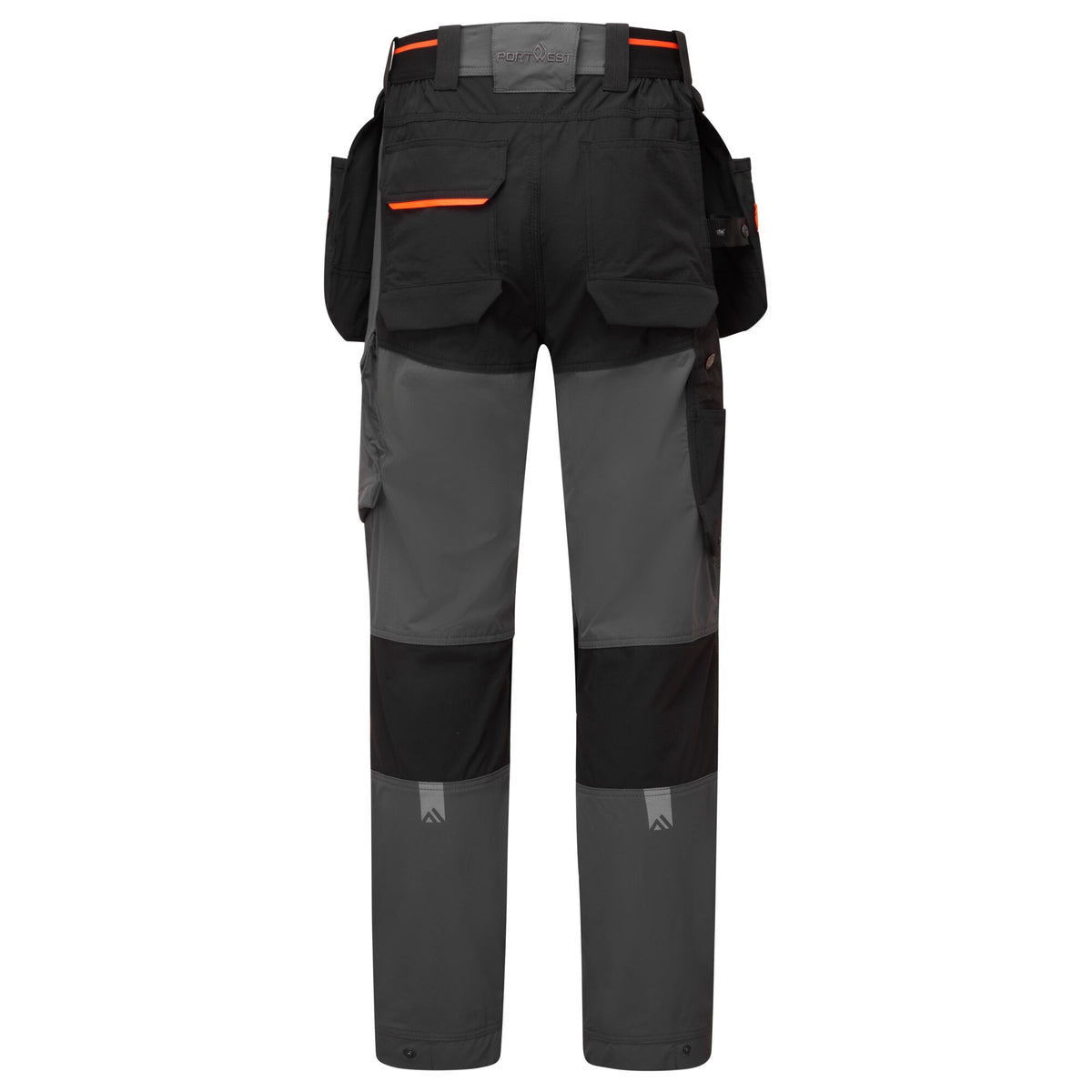 Portwest EV4 EV446 Lightweight Detachable Holster Work Trousers in Metal Grey