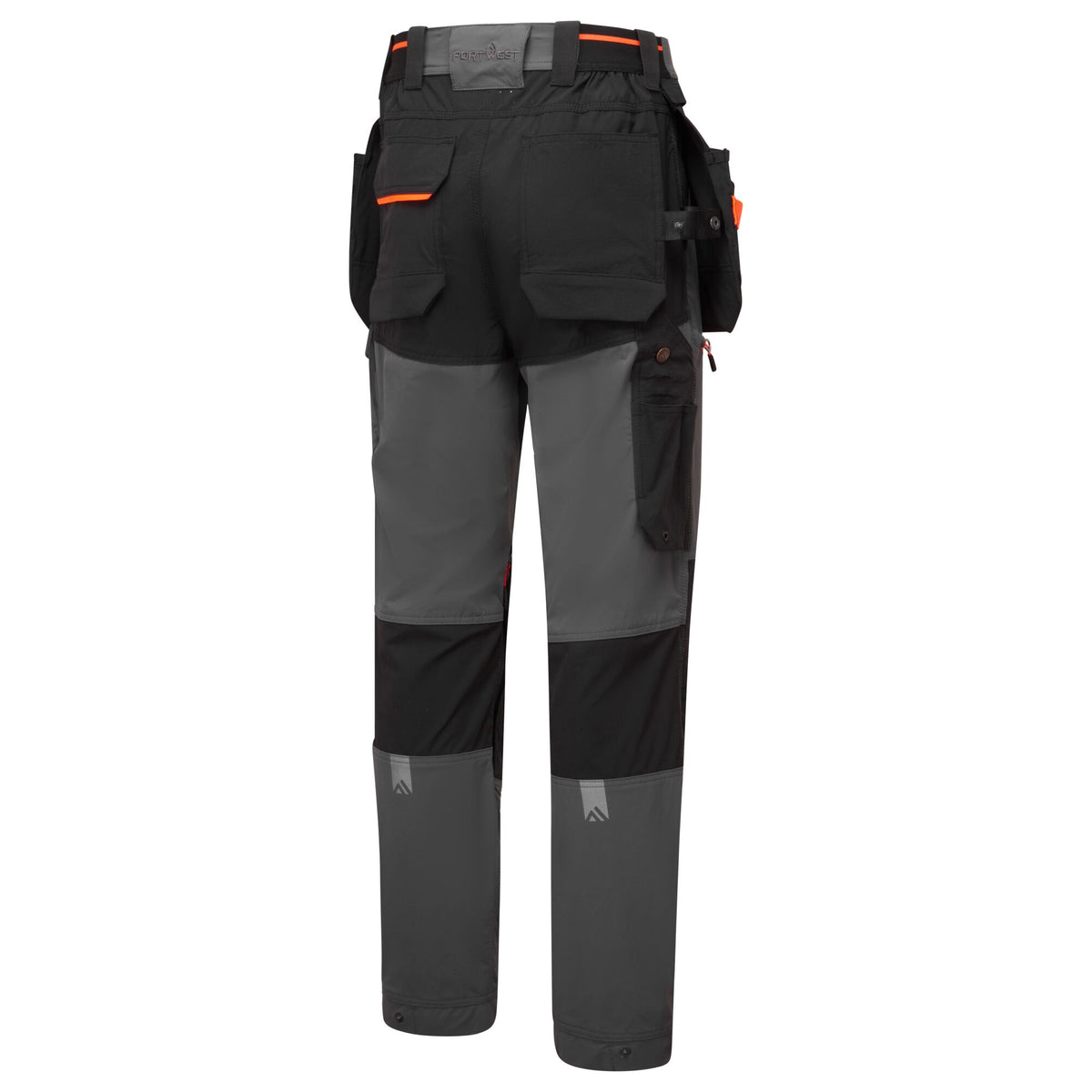 Portwest EV4 EV446 Lightweight Detachable Holster Work Trousers in Metal Grey