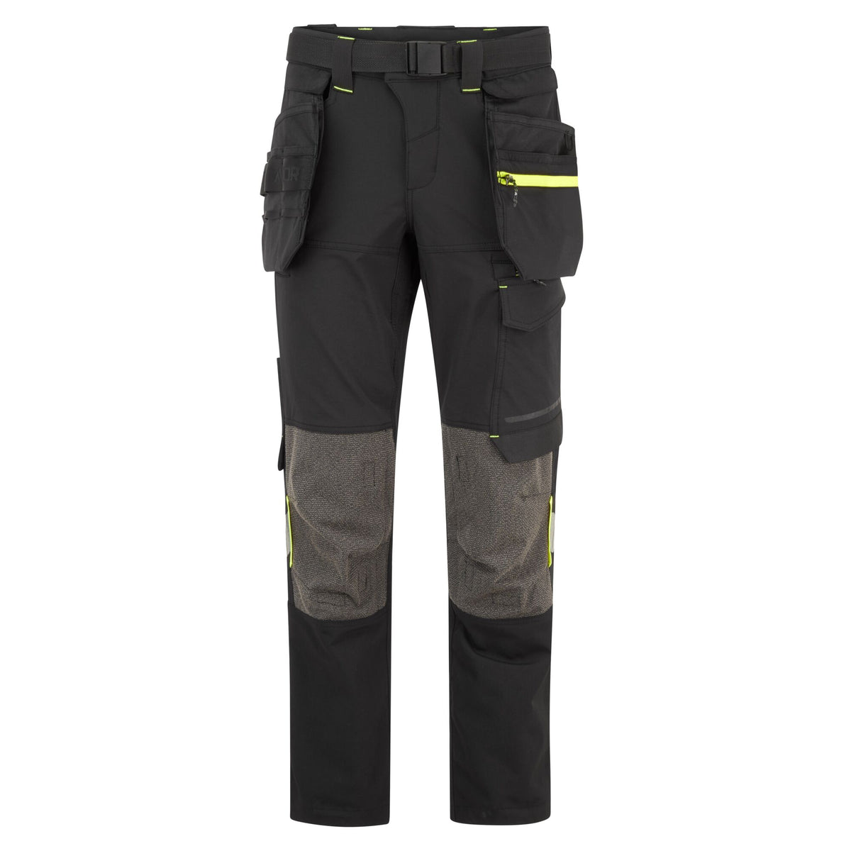 Portwest EV4 EV447 Water Repellent Stretch Holster Work Trousers in Black