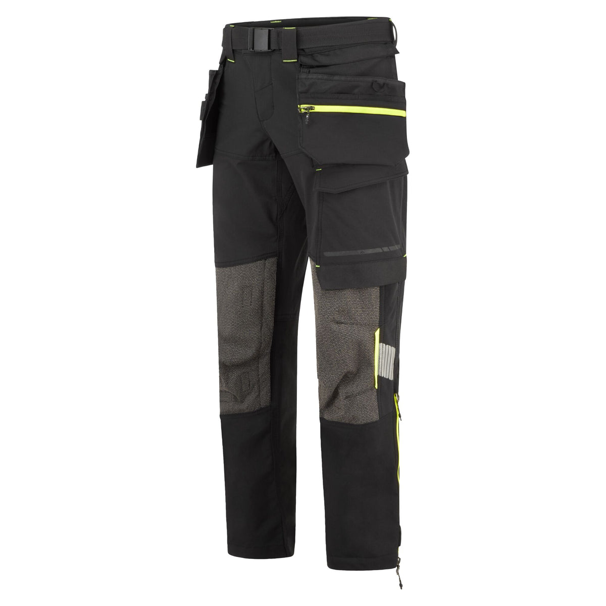 Portwest EV4 EV447 Water Repellent Stretch Holster Work Trousers in Black