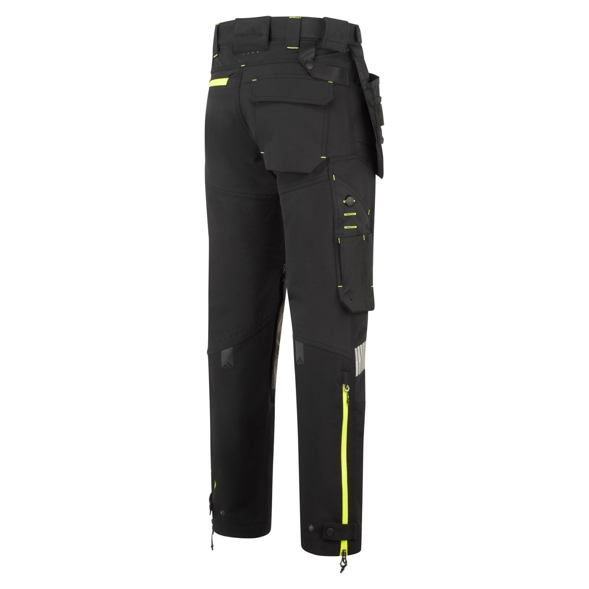 Portwest EV4 EV447 Water Repellent Stretch Holster Work Trousers in Black