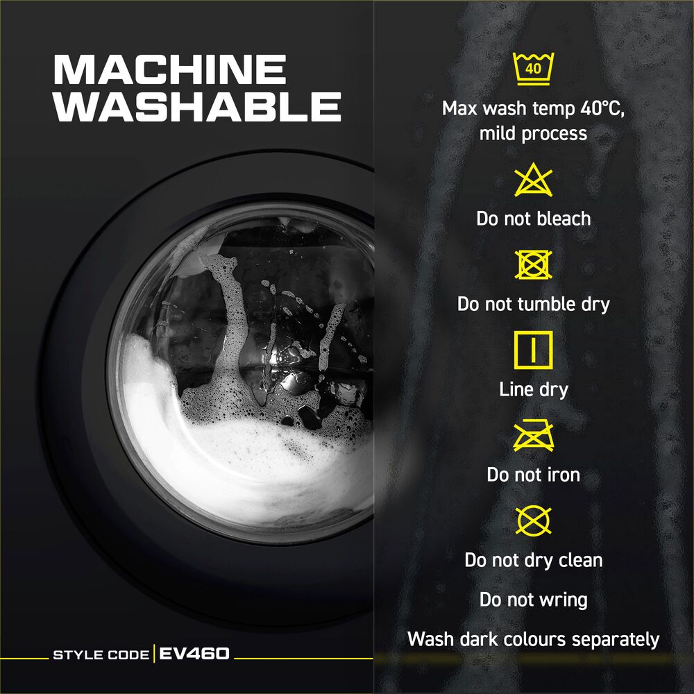 Portwest EV4 EV460 Waterproof Shell Jacket (3L), feature infographic