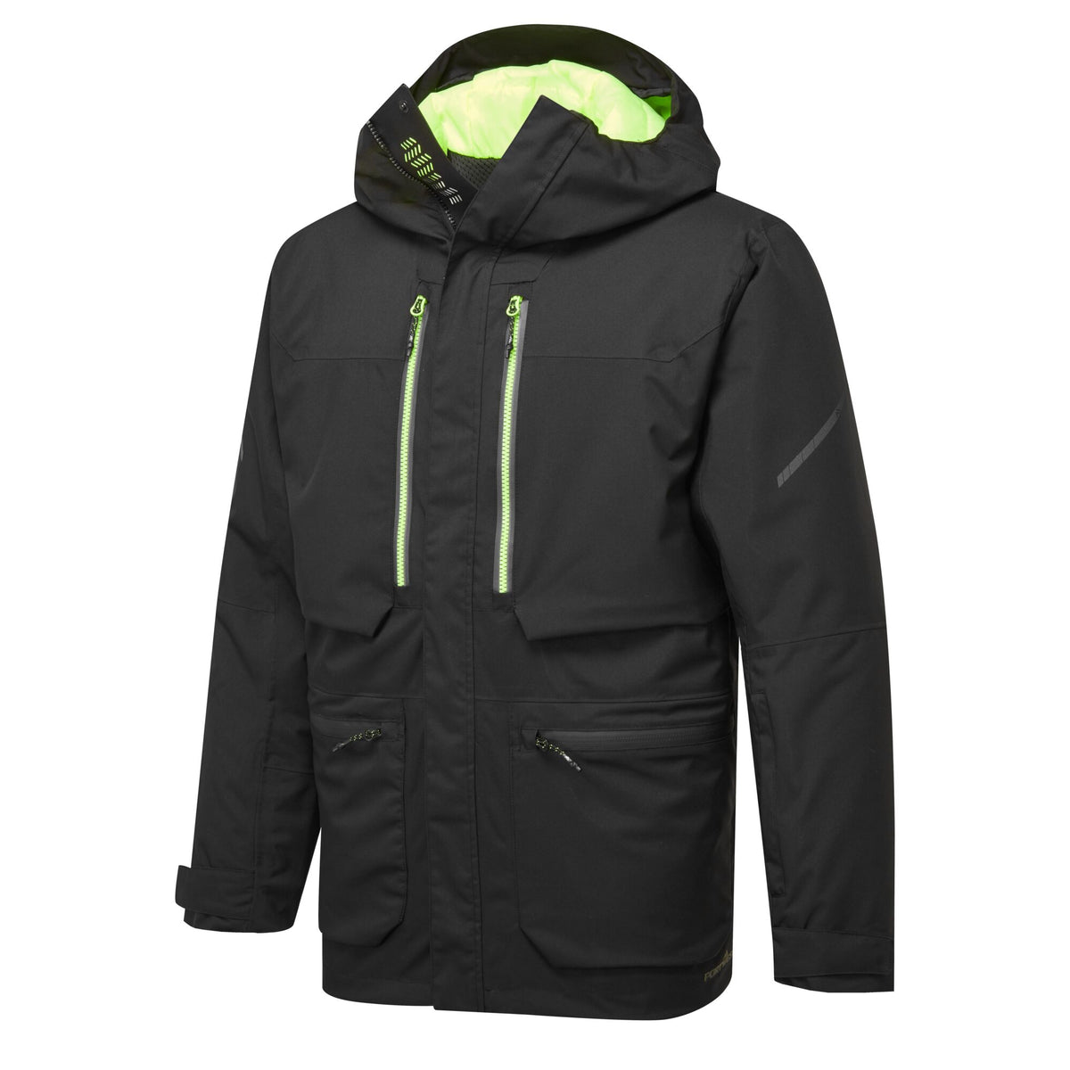 Portwest EV4 EV461 Waterproof Winter Parka Jacket in Black
