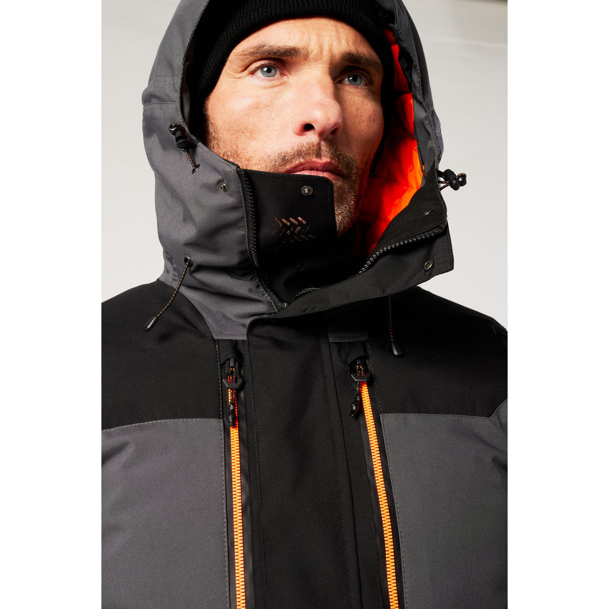 Portwest EV4 EV461 Waterproof Winter Parka Jacket, close-up detail