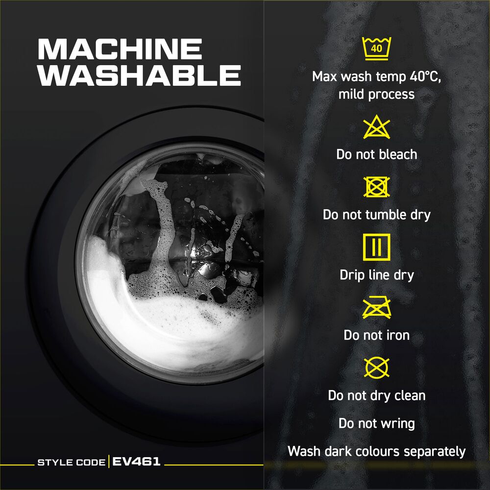 Portwest EV4 EV461 Waterproof Winter Parka Jacket, feature infographic