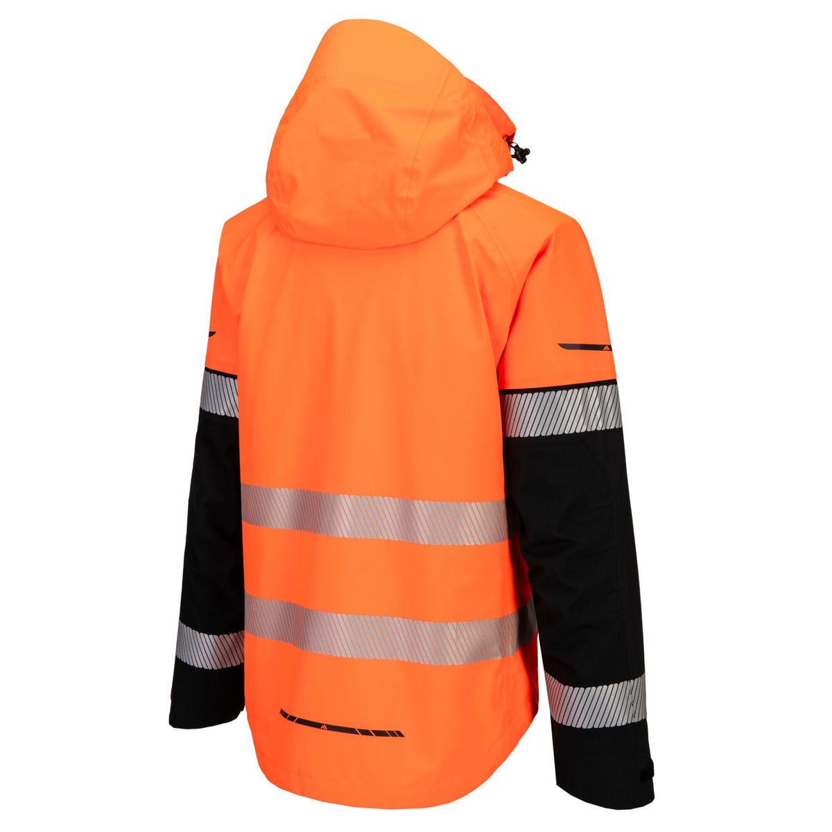 Portwest EV4 EV465 Hi-Vis Class 2 Waterproof Shell Jacket (3L) in Orange/Black