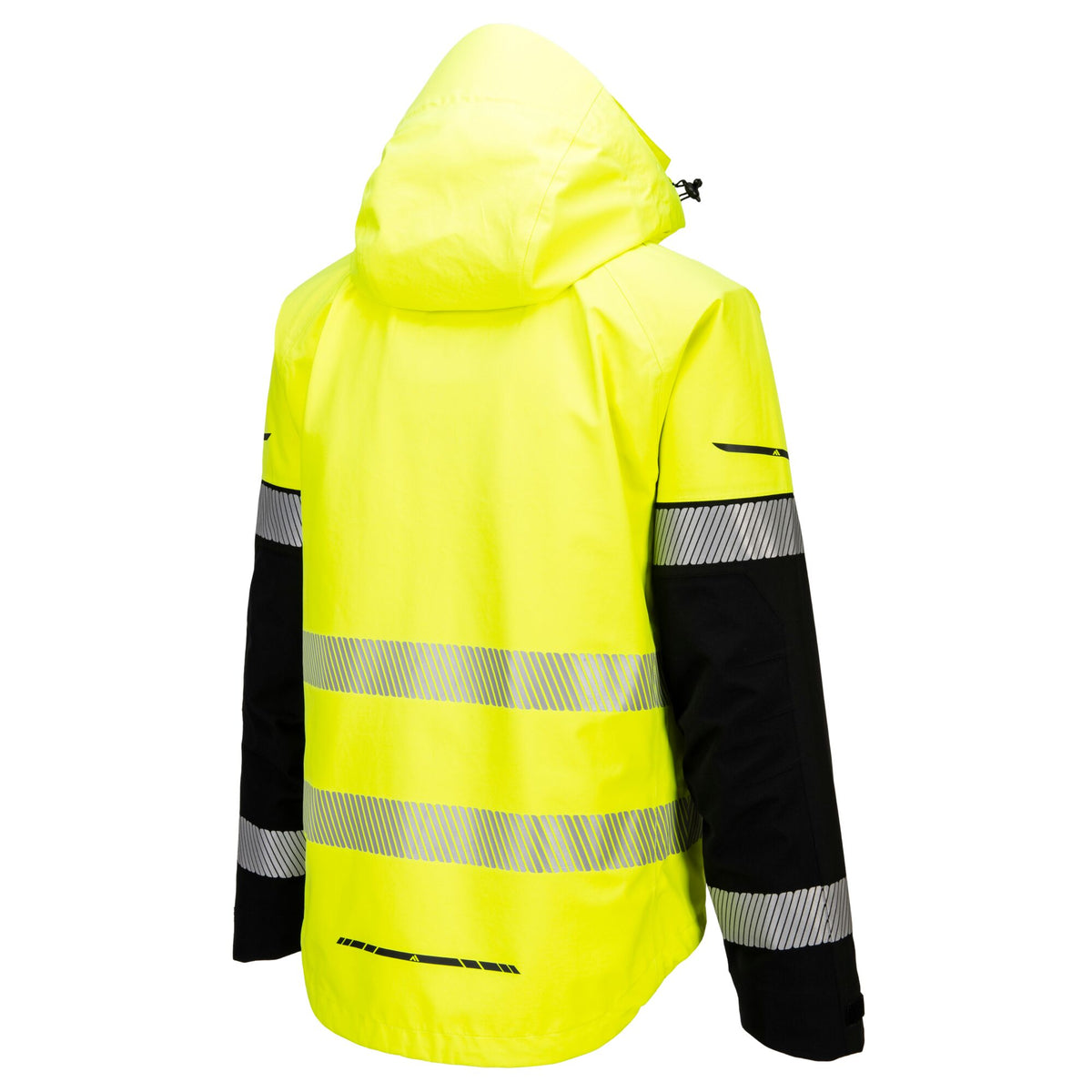 Portwest EV4 EV465 Hi-Vis Class 2 Waterproof Shell Jacket (3L) in Yellow/Black