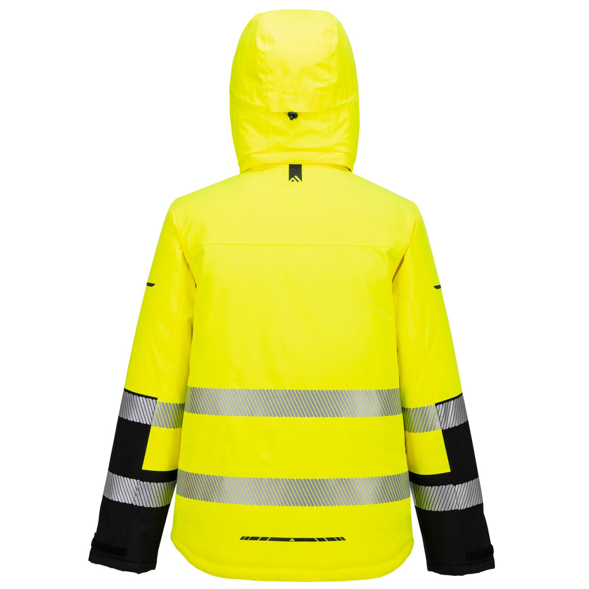 Portwest EV4 EV467 Hi-Vis Class 3 Waterproof Winter Jacket in Yellow/Black