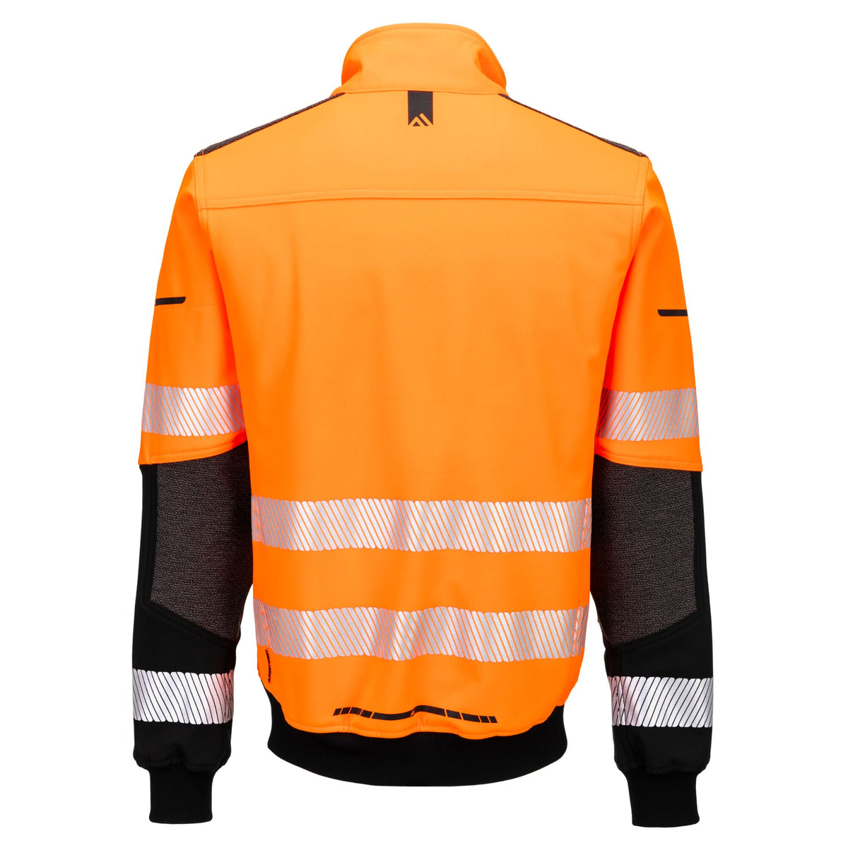 Portwest EV4 EV468 Hi-Vis Class 2 Softshell Bomber Jacket (3L) in Orange/Black