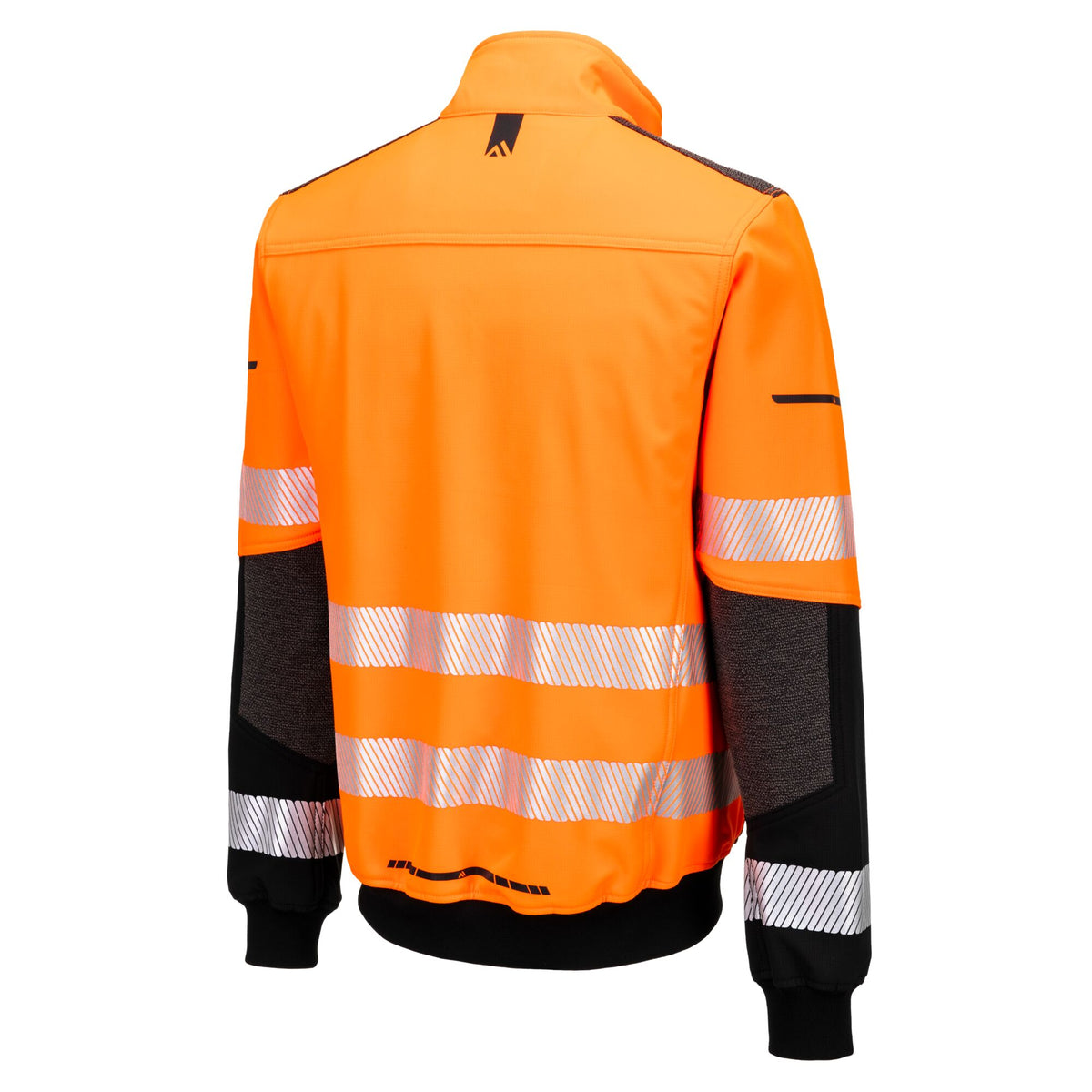 Portwest EV4 EV468 Hi-Vis Class 2 Softshell Bomber Jacket (3L) in Orange/Black