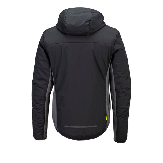 Portwest EV4 EV470 Insulated Hybrid Padded Work Jacket in Black