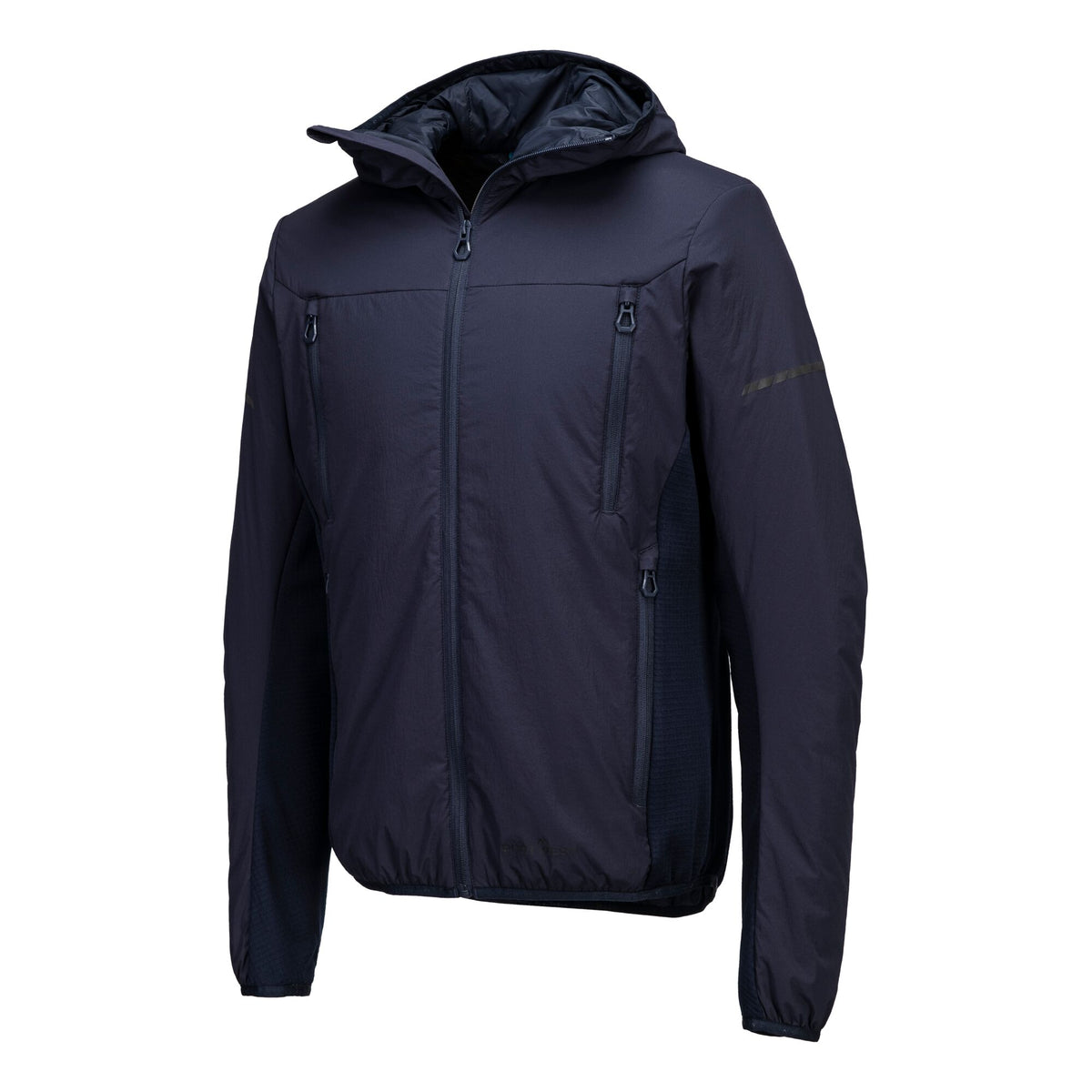 Portwest EV4 EV470 Insulated Hybrid Padded Work Jacket in Navy
