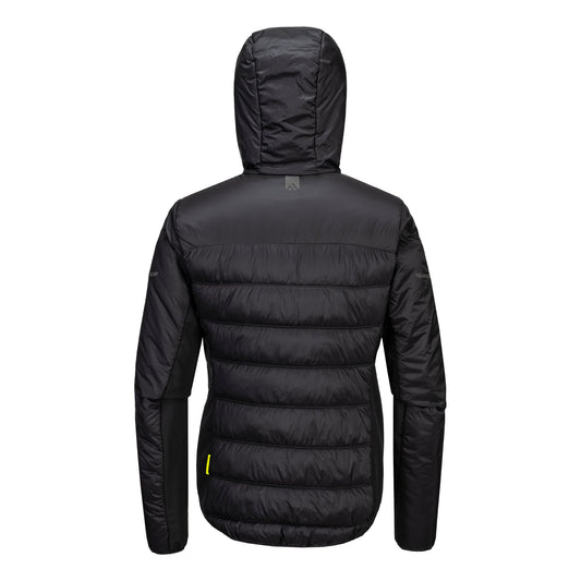 Portwest EV4 EV471 Insulated Baffle Puffer Jacket in Black