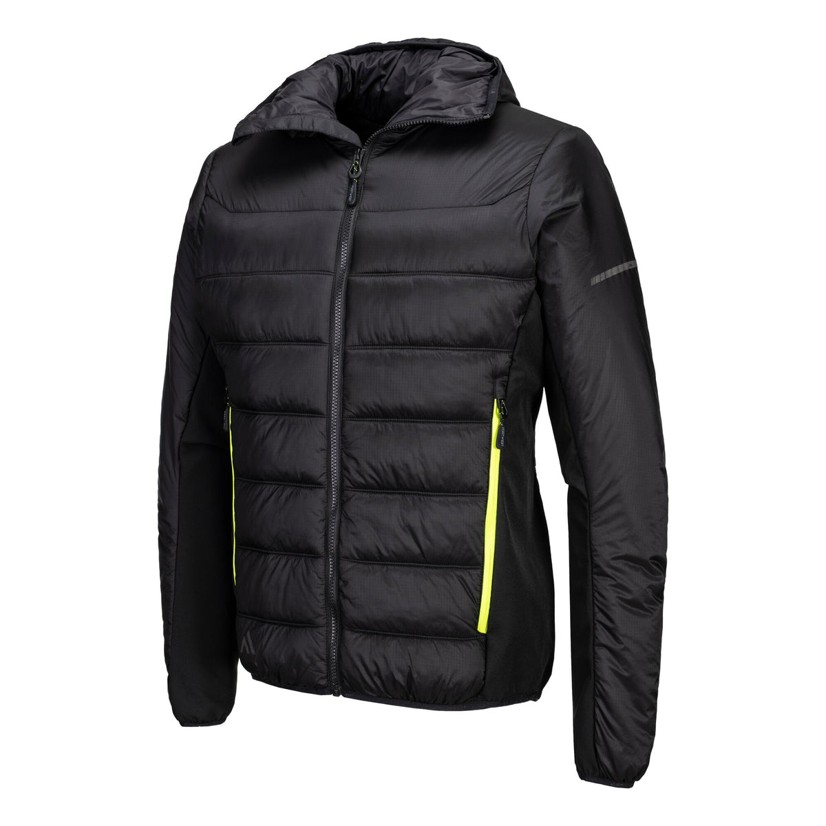 Portwest EV4 EV471 Insulated Baffle Puffer Jacket in Black