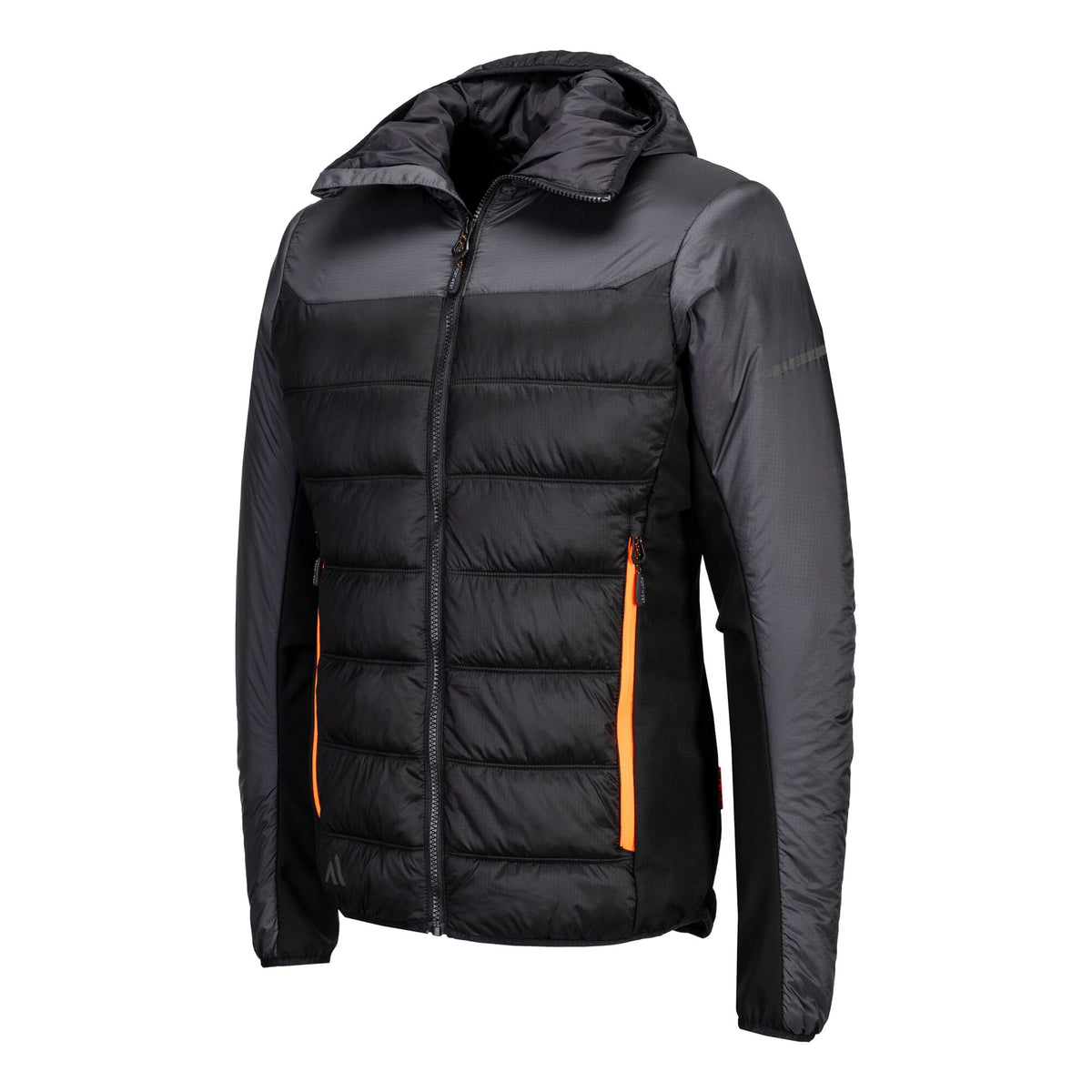 Portwest EV4 EV471 Insulated Baffle Puffer Jacket in Metal Grey