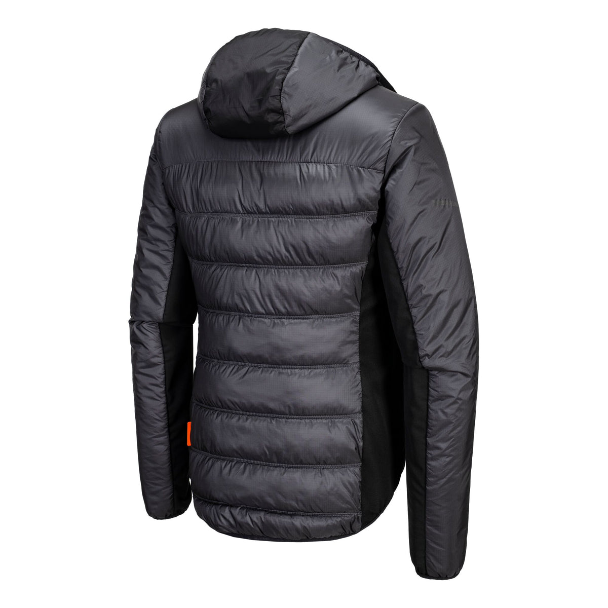 Portwest EV4 EV471 Insulated Baffle Puffer Jacket in Metal Grey