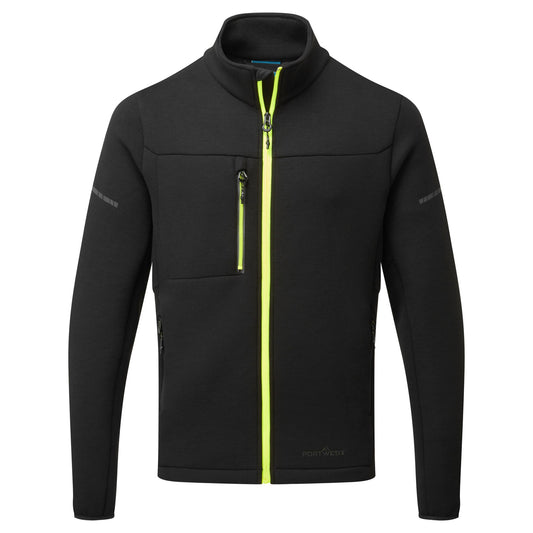 Portwest EV4 EV473 Technical Work Fleece Jacket in Black