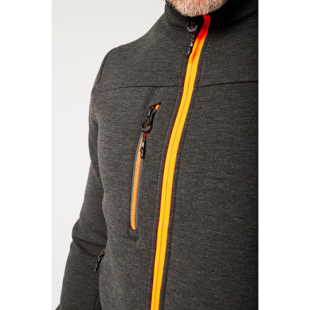 Portwest EV4 EV473 Technical Work Fleece Jacket, close-up detail