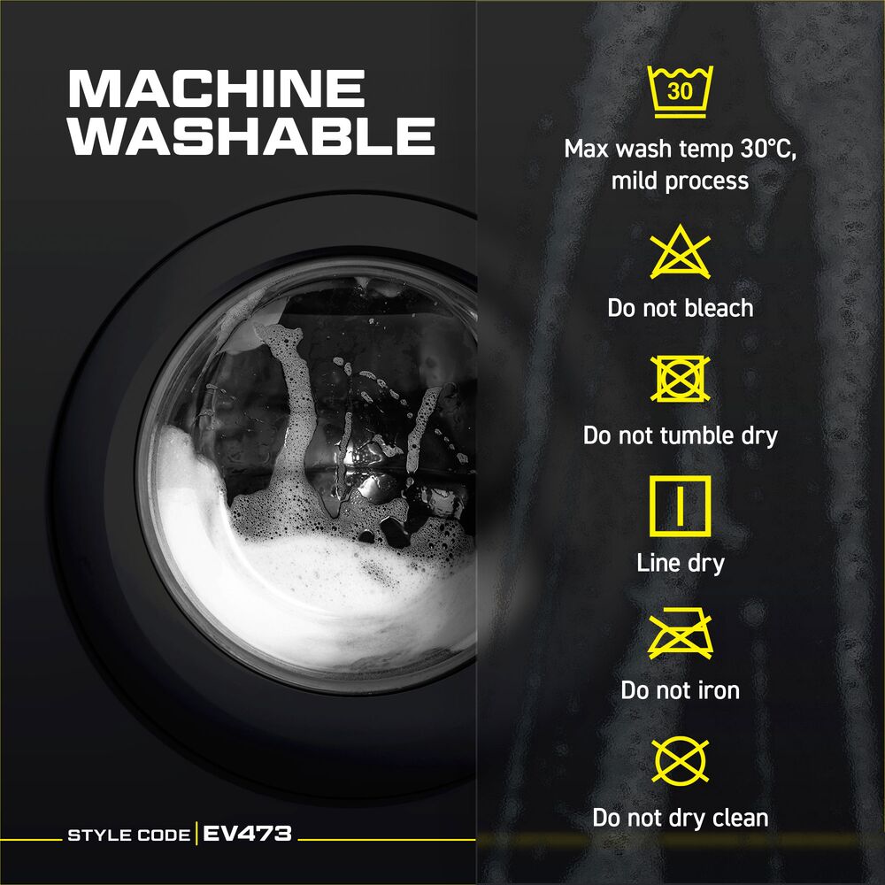 Portwest EV4 EV473 Technical Work Fleece Jacket, feature infographic