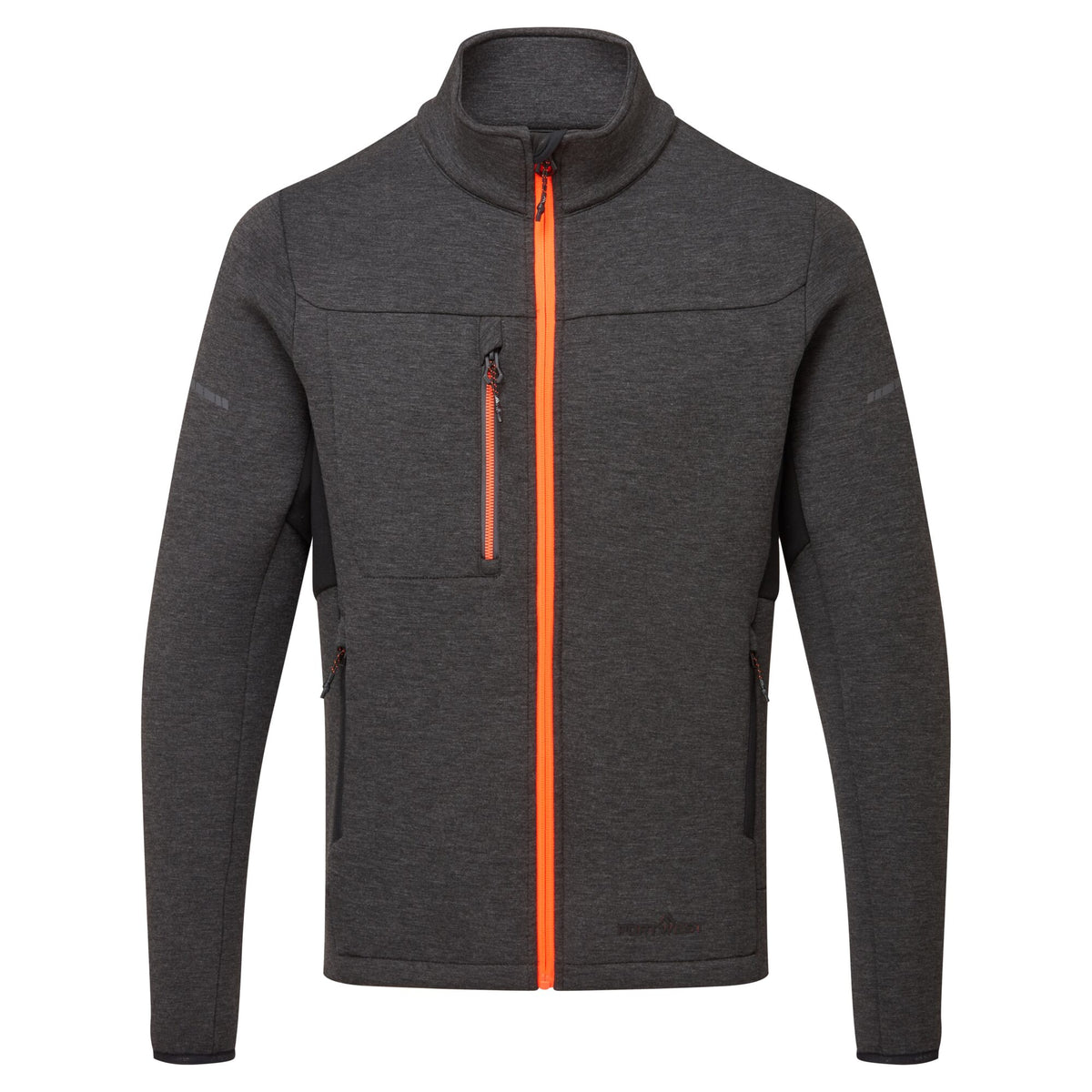 Portwest EV4 EV473 Technical Work Fleece Jacket in Metal Grey