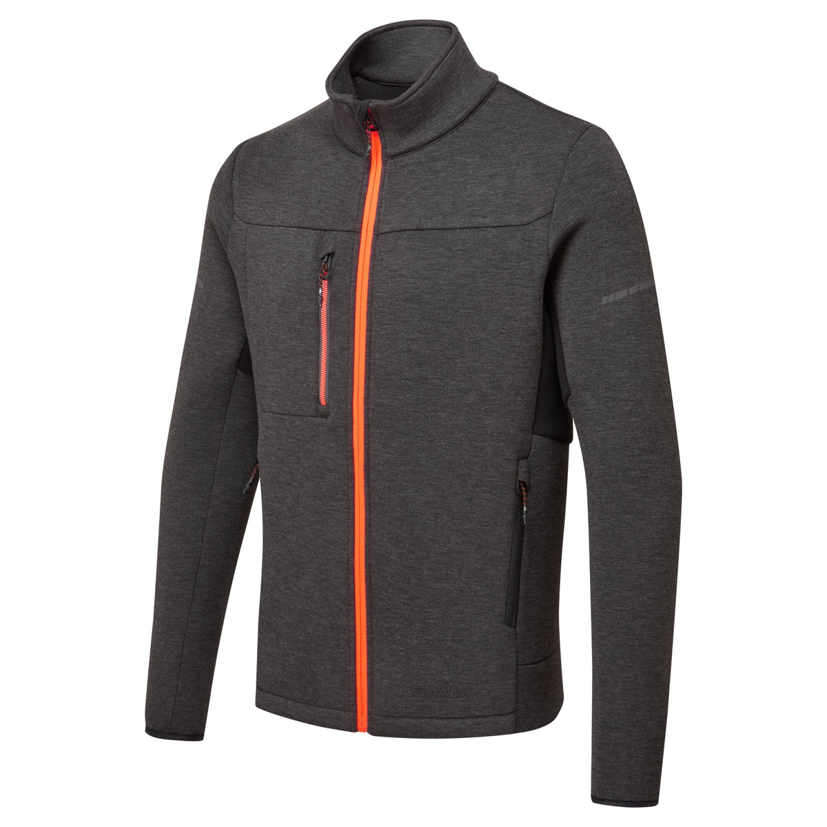 Portwest EV4 EV473 Technical Work Fleece Jacket in Metal Grey