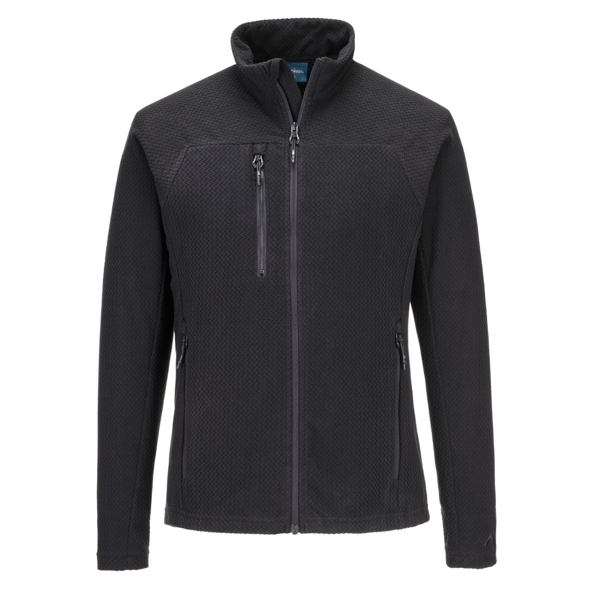 Portwest EV4 EV480 Textured Stretch Work Fleece in Black
