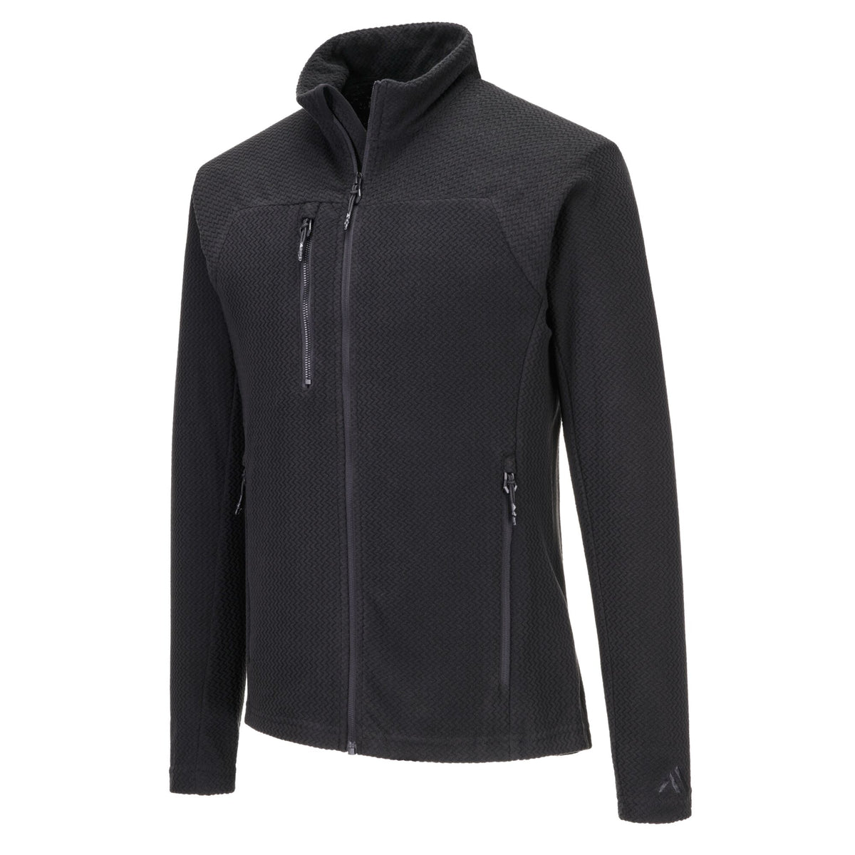 Portwest EV4 EV480 Textured Stretch Work Fleece in Black