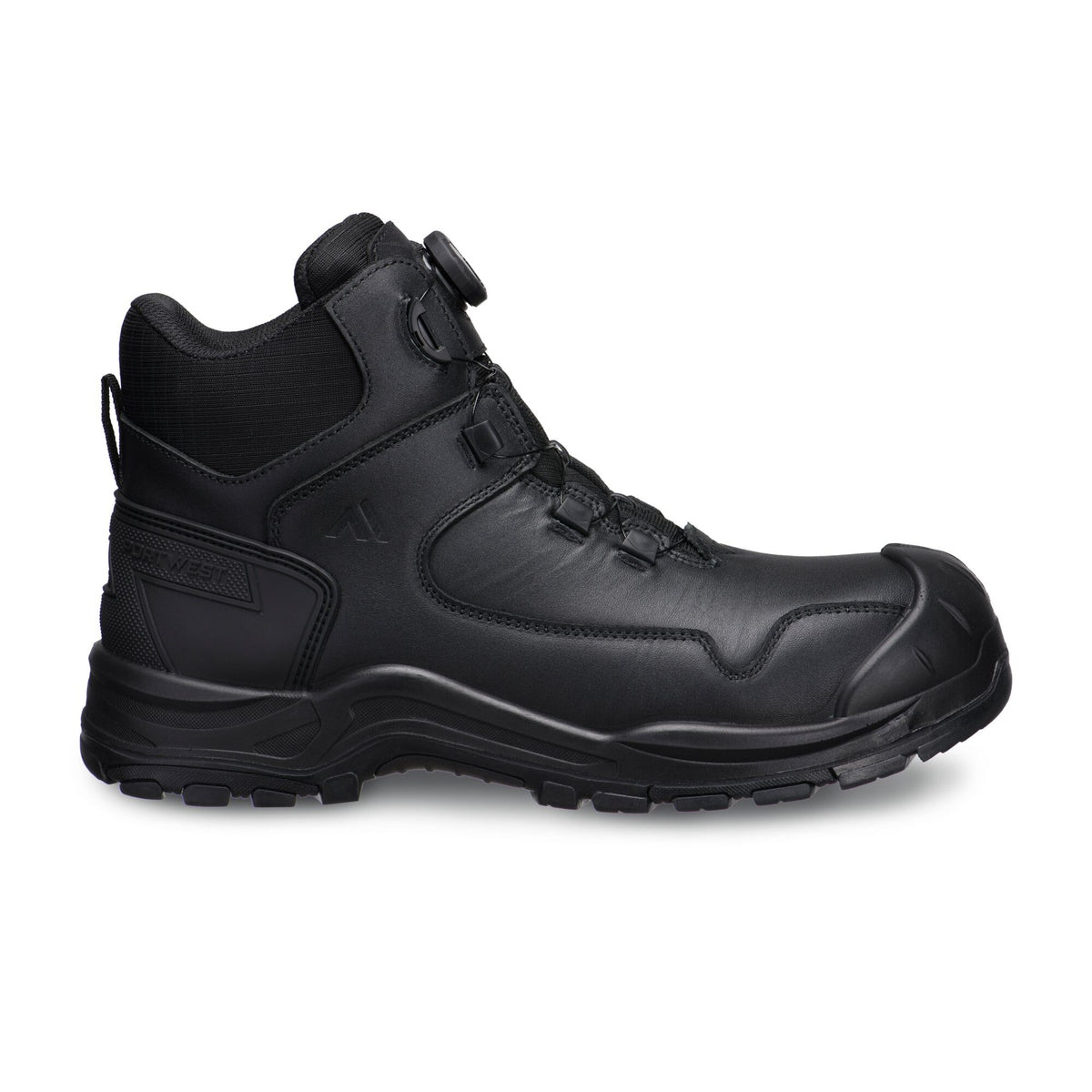 Portwest FC38 Composite Leather Ankle Safety Boots S3S in Black